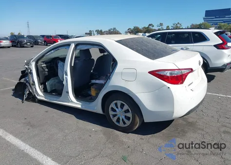 2015 Toyota Corolla L from USA, damaged, VIN 5YFBURHE5FP219407